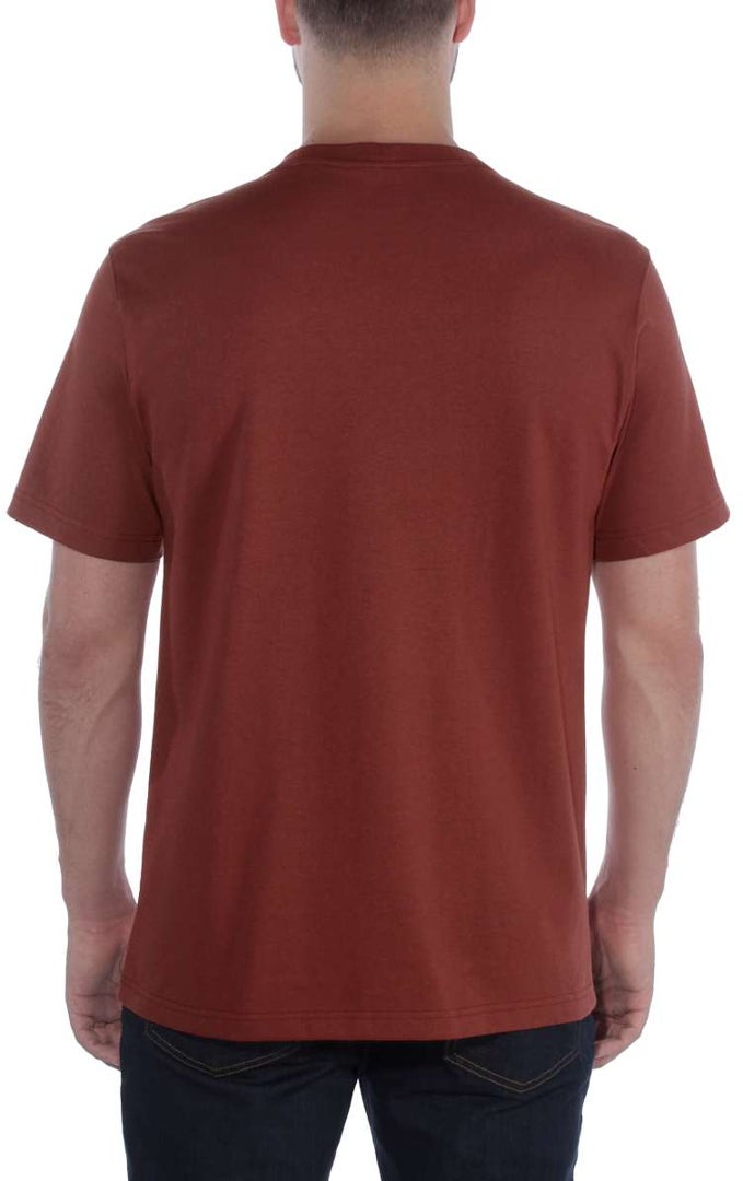 Carhartt Workwear Pocket Triko tmavě červená M Obrázek 4