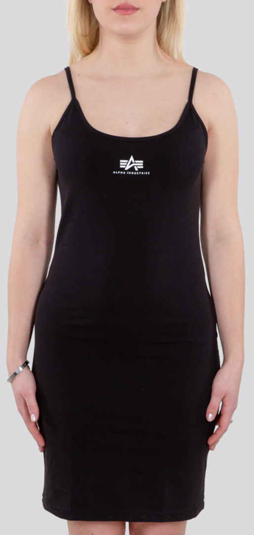 Alpha Industries Basic Small Logo Dames jurk Zwart S Figuur 1