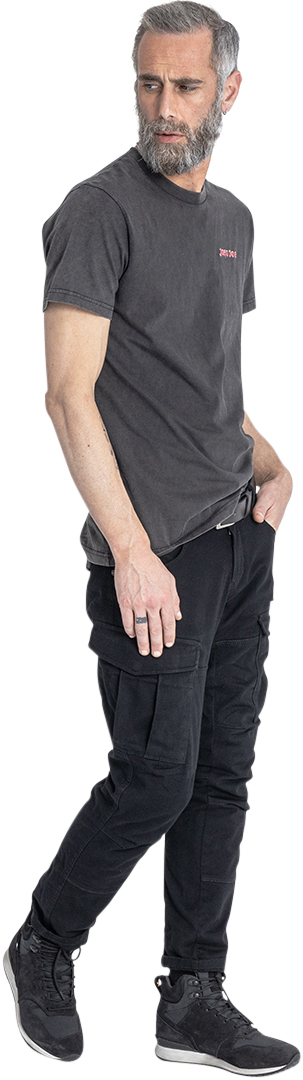 John Doe Stroker Cargo XTM Motorcycle Textile Pants black 26 L34 Figure 8