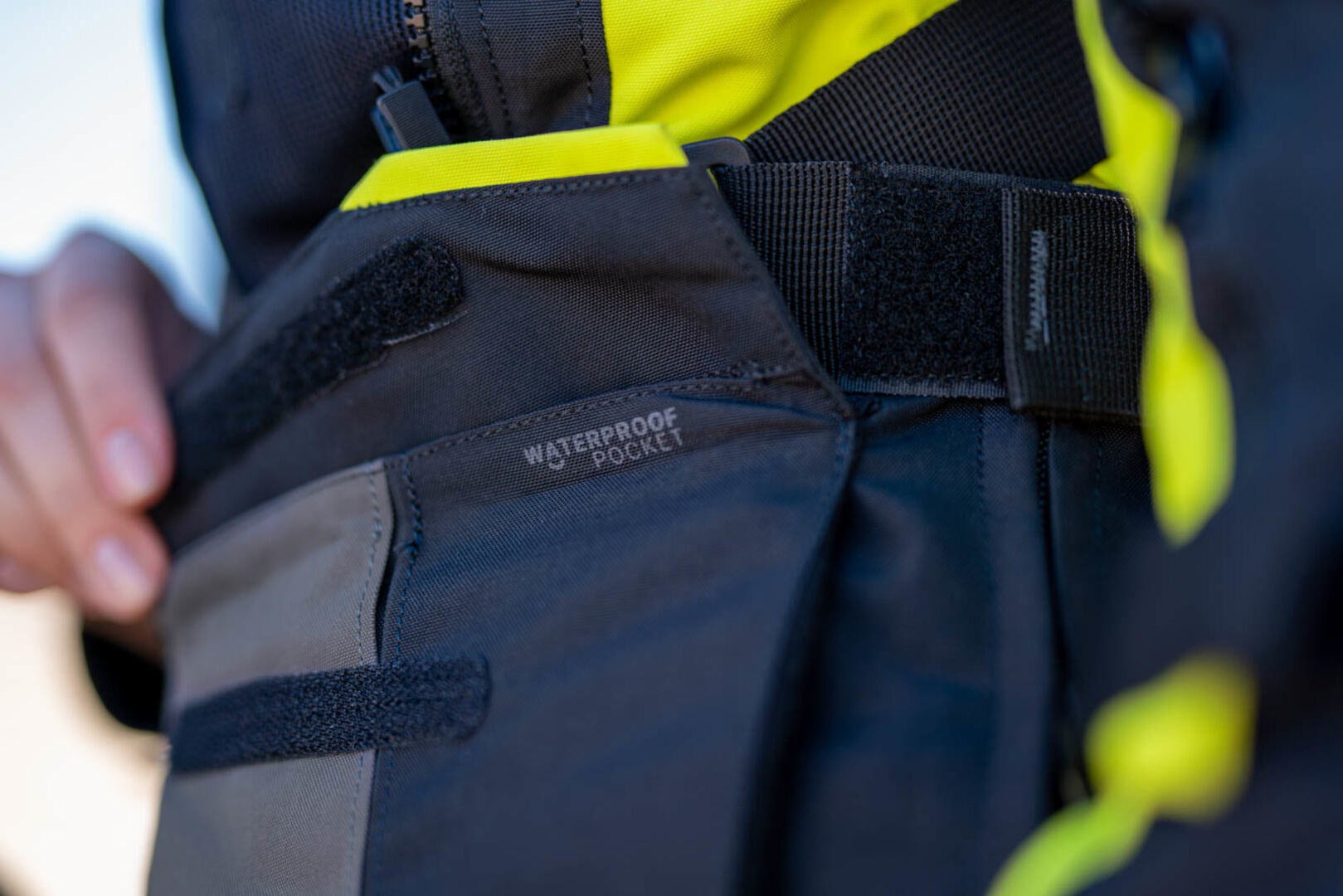 SHIMA Hero 2.0 imperméable à l’eau dames moto textile veste noir/jaune XL Figure 10