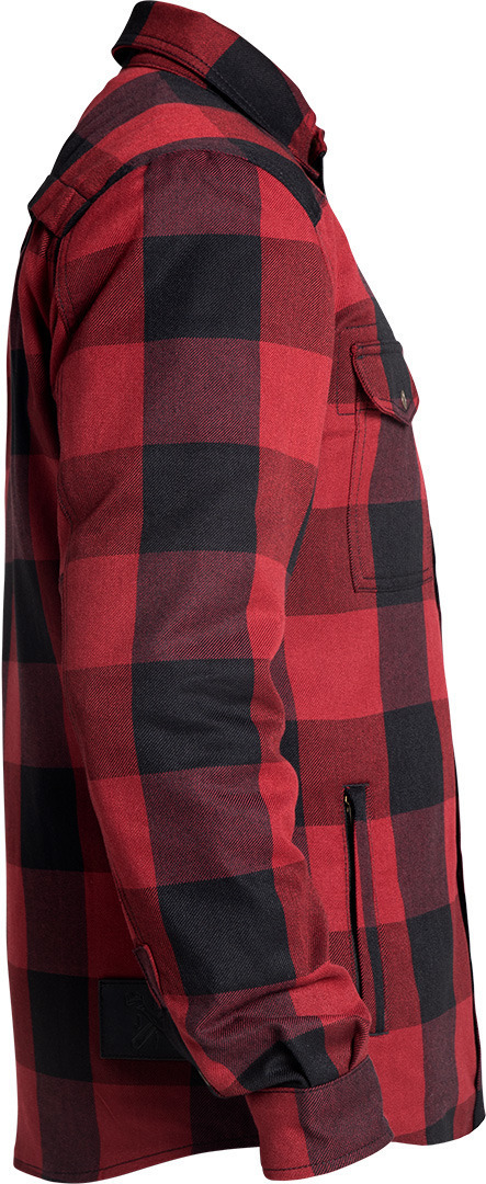 John Doe Motoshirt Overhemd Rood M Figuur 4
