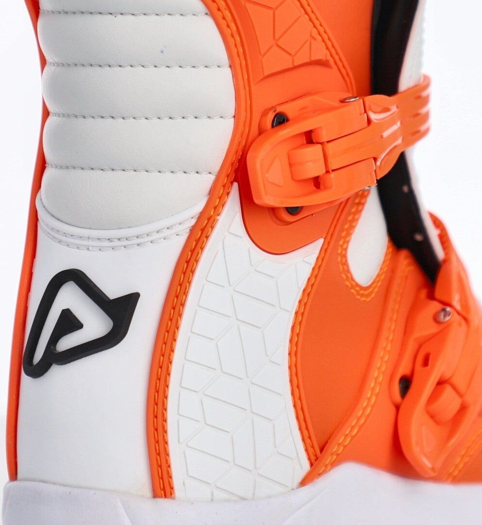 Acerbis X-Team JR Kids Botas de motocross Laranja/Branco 39 Figura 3