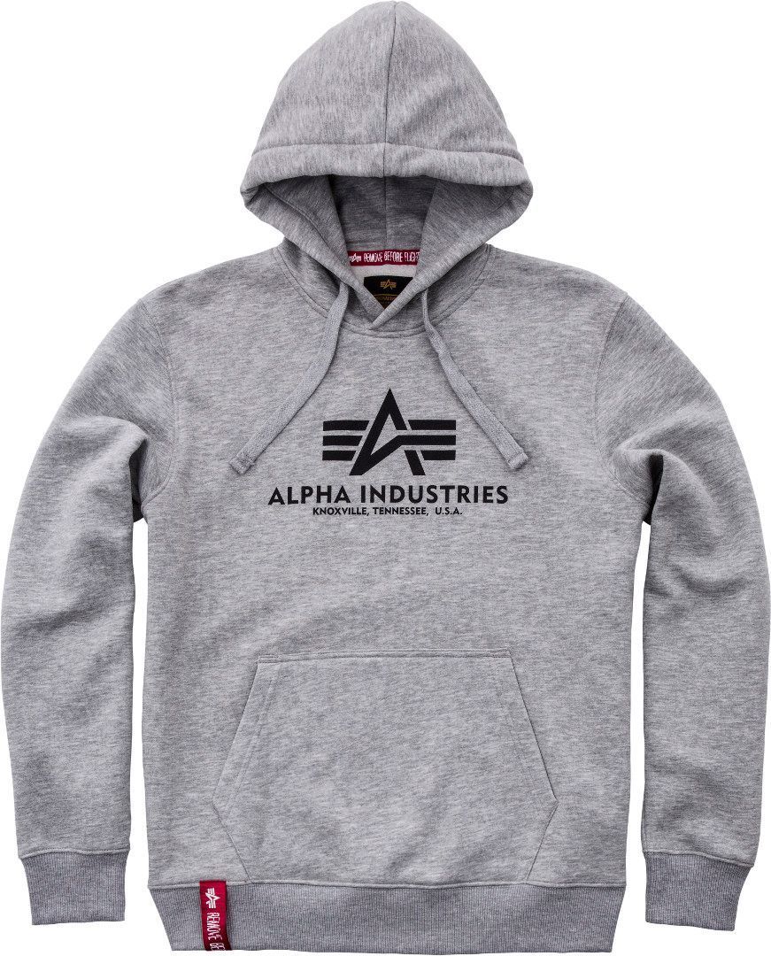 Alpha Industries Basic Суитшърт сив M Фигура 1