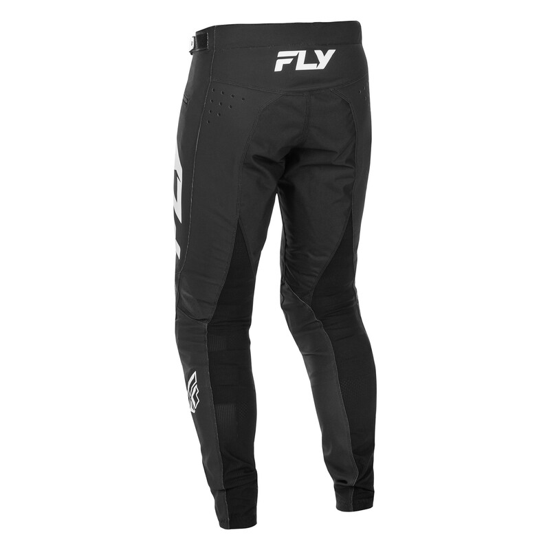 FLY Racing Rayce Youth MTB-byxor - Svart/Vit Figur 5