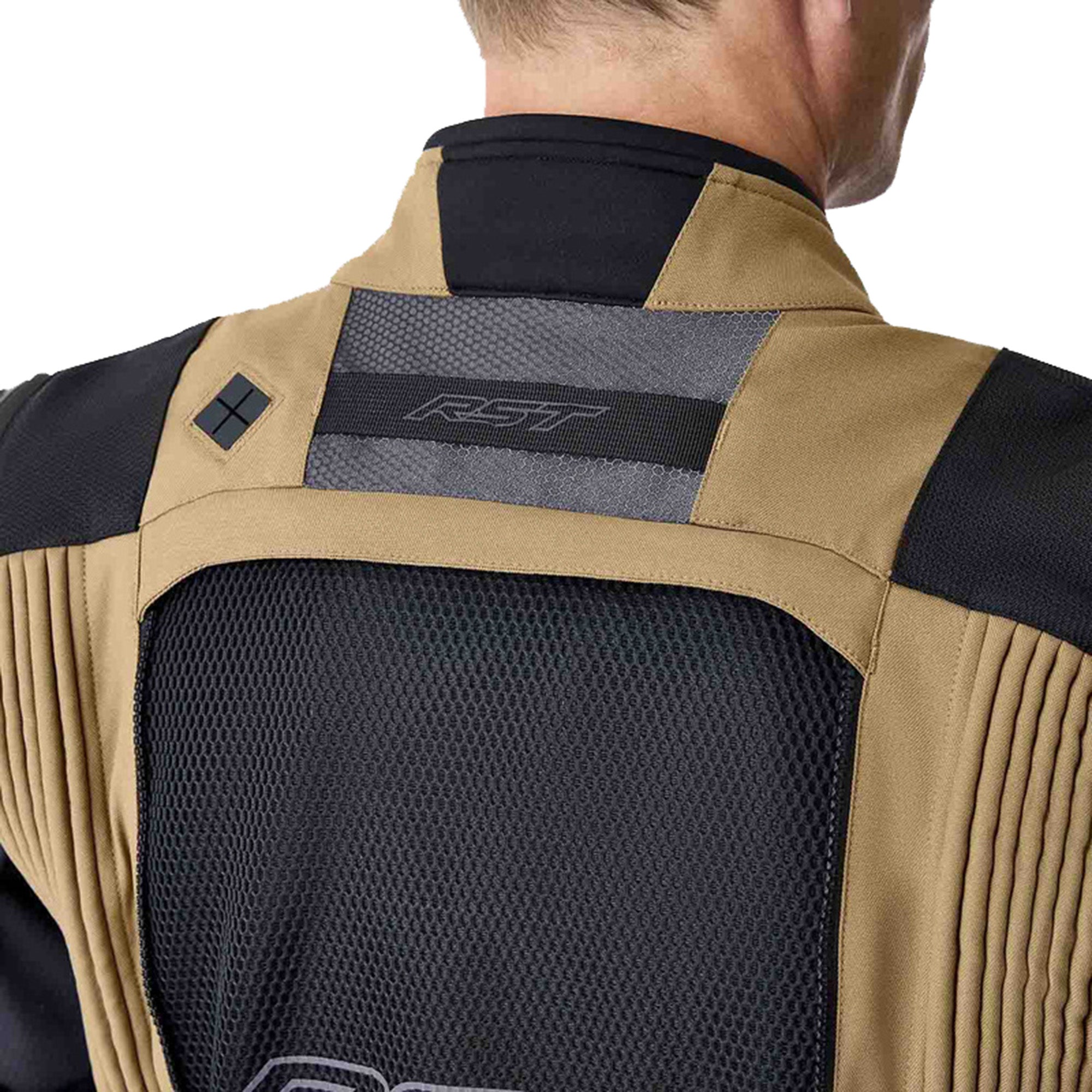 RST Pro Series Adventure D3O wasserdichte Motorrad Textiljacke sand/schwarz 62 Abbildung 9