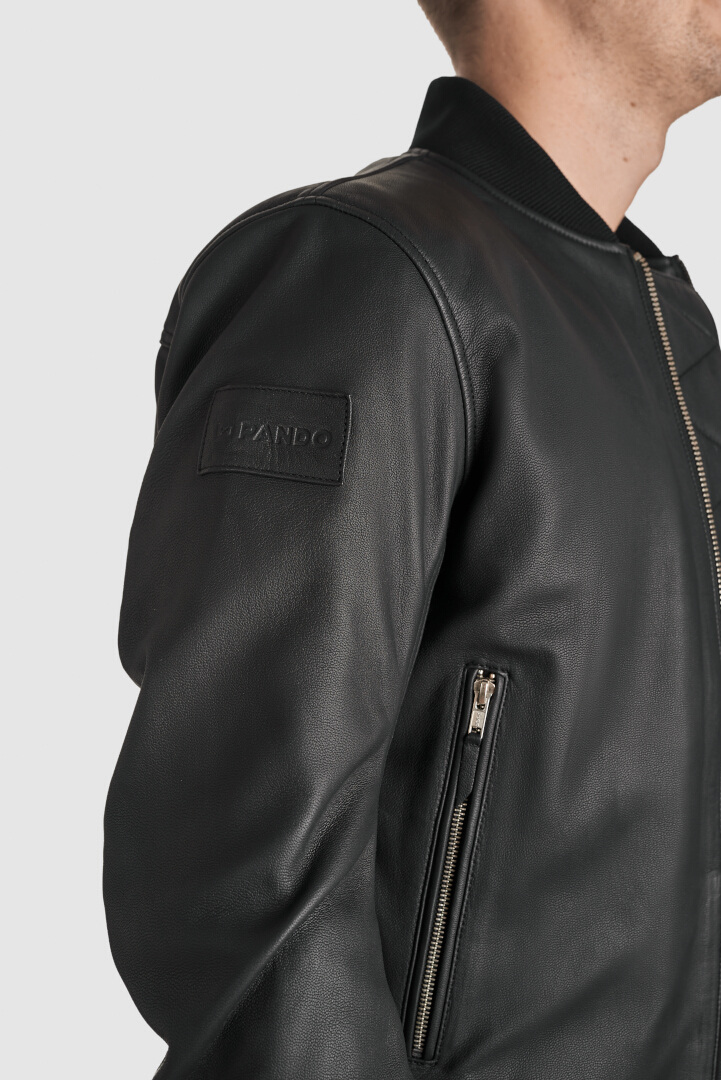 Pando Moto Falcon Aviator Leather Jacket M Figure 7