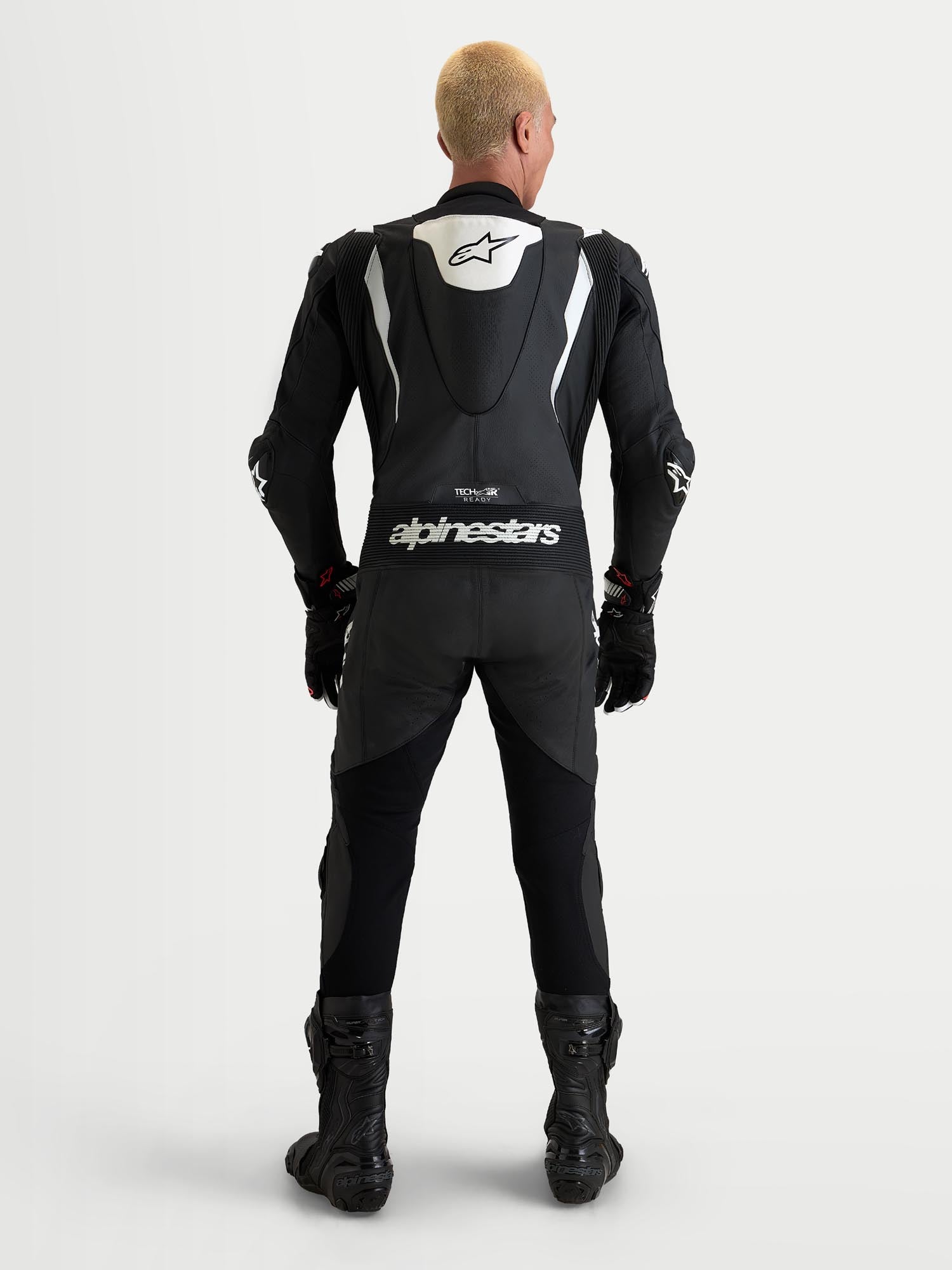 Alpinestars Missile V3 1-Piece Motorcycle Leather Suit black/white 50 Figure 7