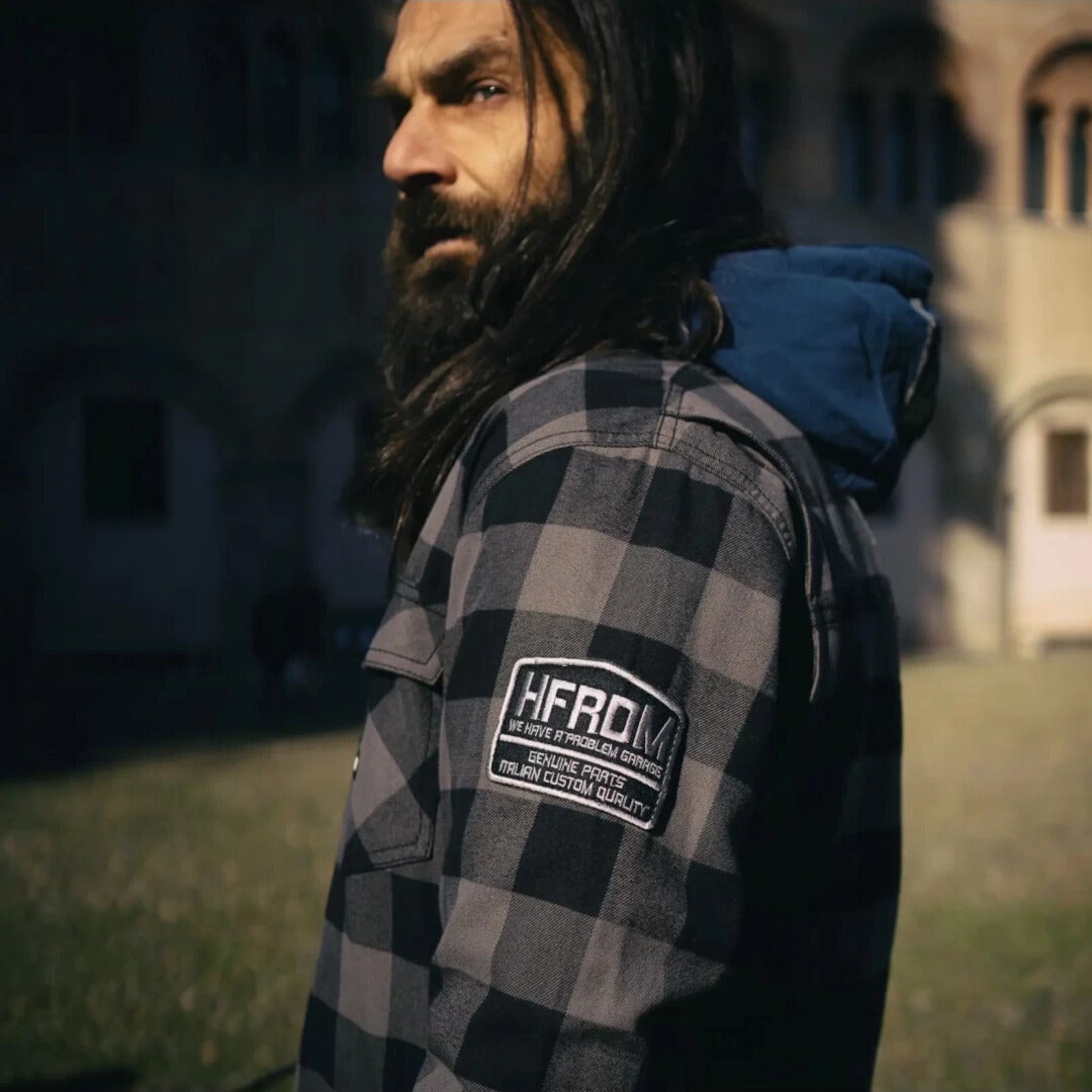 HolyFreedom Lumberjack Motorrad Textiljacke grau 3XL Abbildung 4