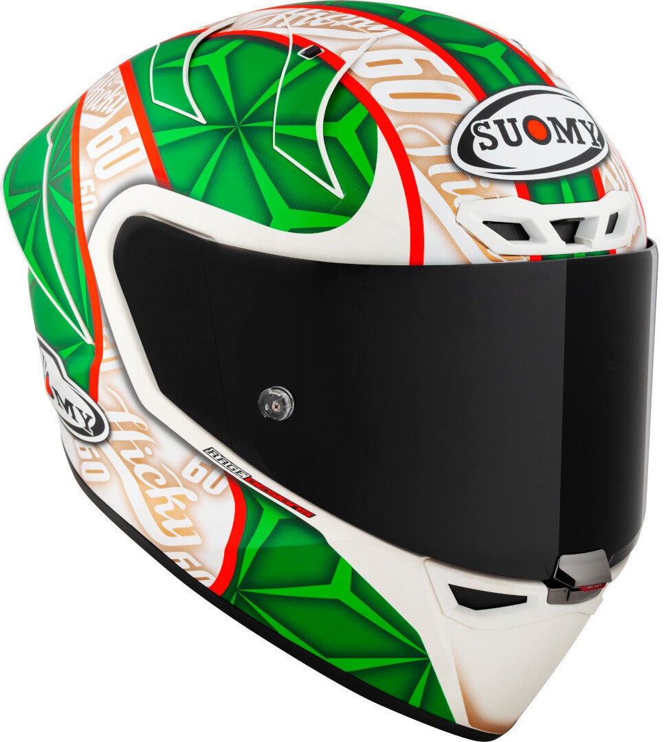 Side view of Suomy S1-XR GP Hickman Replica 2023 FIM E06 Helmet