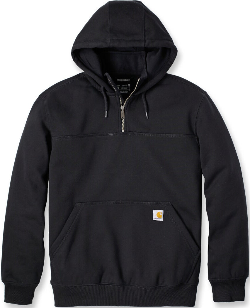 Carhartt Rain Defender Loose Fit Heavyweight Quarter-Zip Capuche noir XL Figure 1