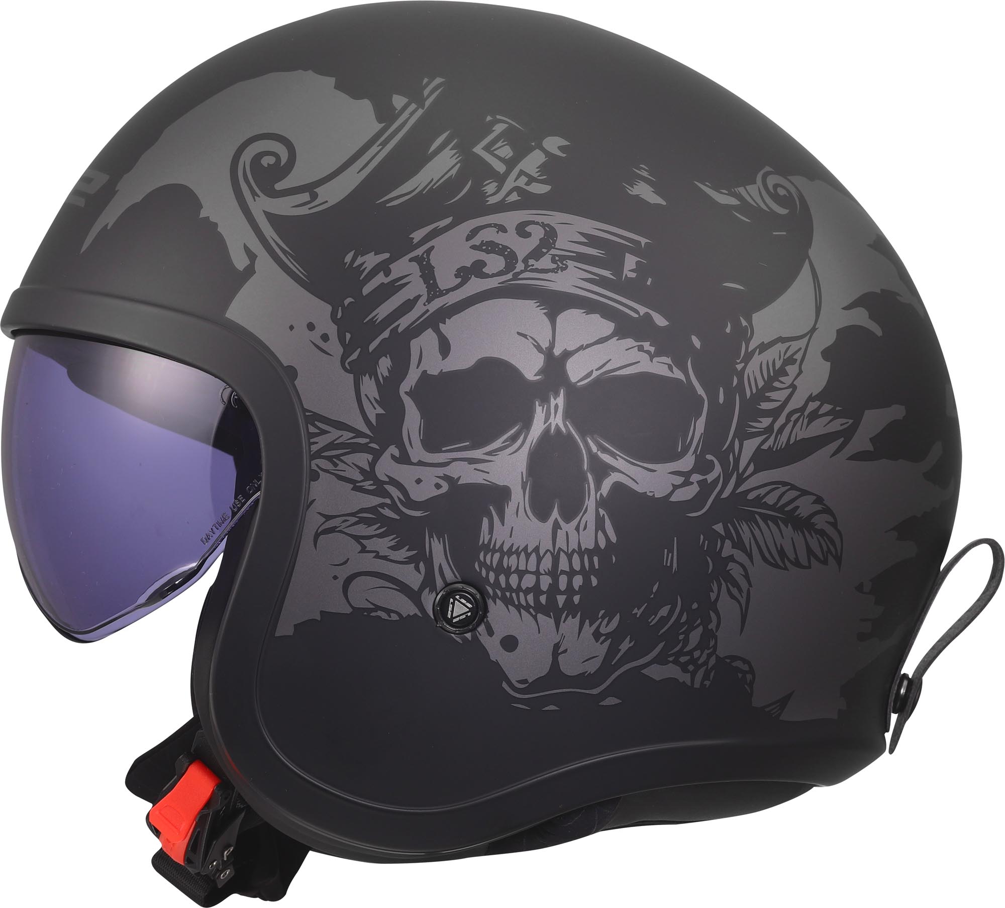 LS2 OF599 Spitfire II Willy Open-Face Helm M (57/58) Figuur 2