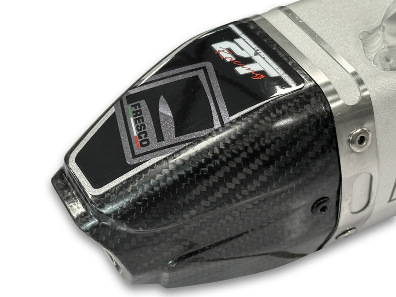 Fresco Carby Muffler White Aluminium/Carbon End Cap Figure 7