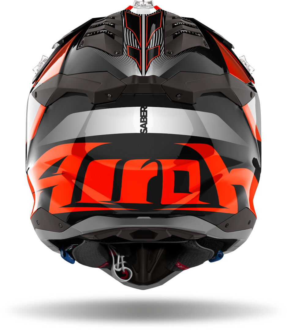 Airoh Aviator 3 Saber Motocross hjälm Grå/orange XS (53/54) Figur 3