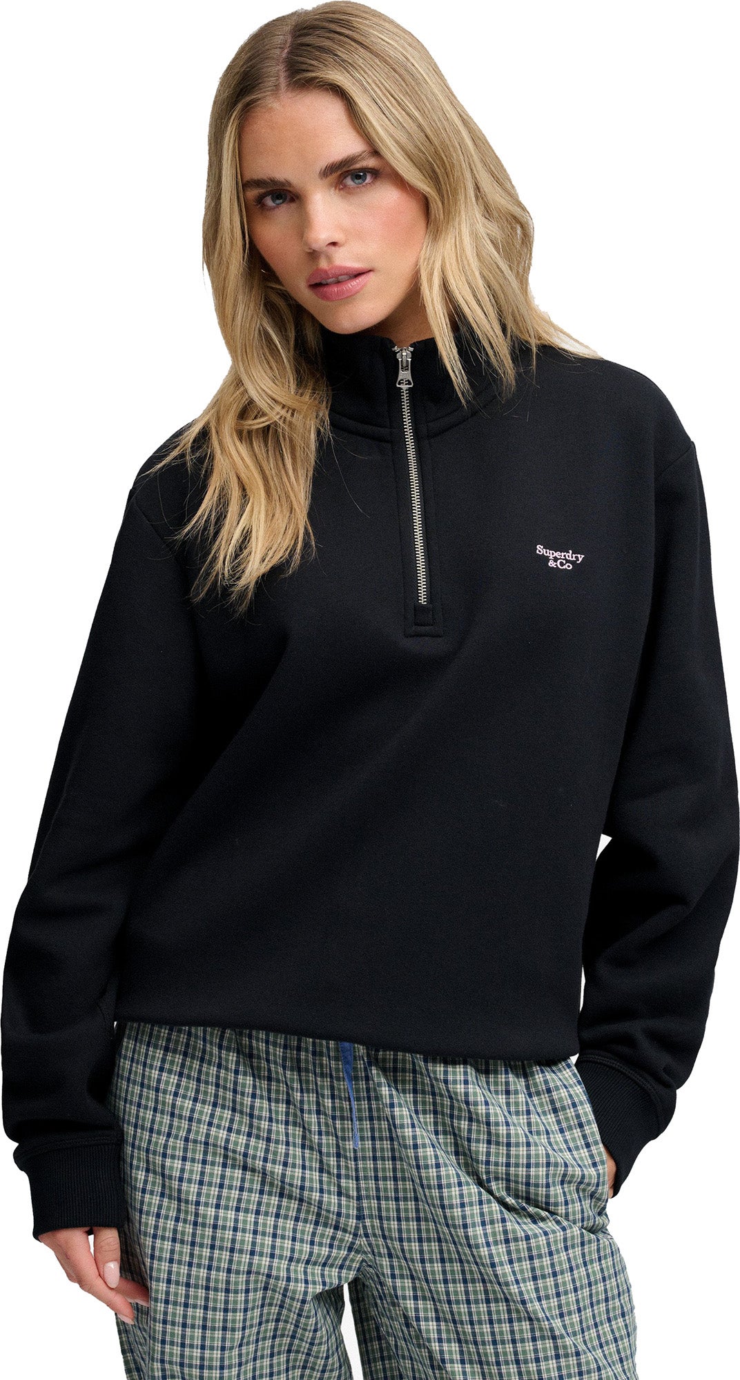Superdry & Co Signature Ladies Sweatshirt navy XS Figure 7