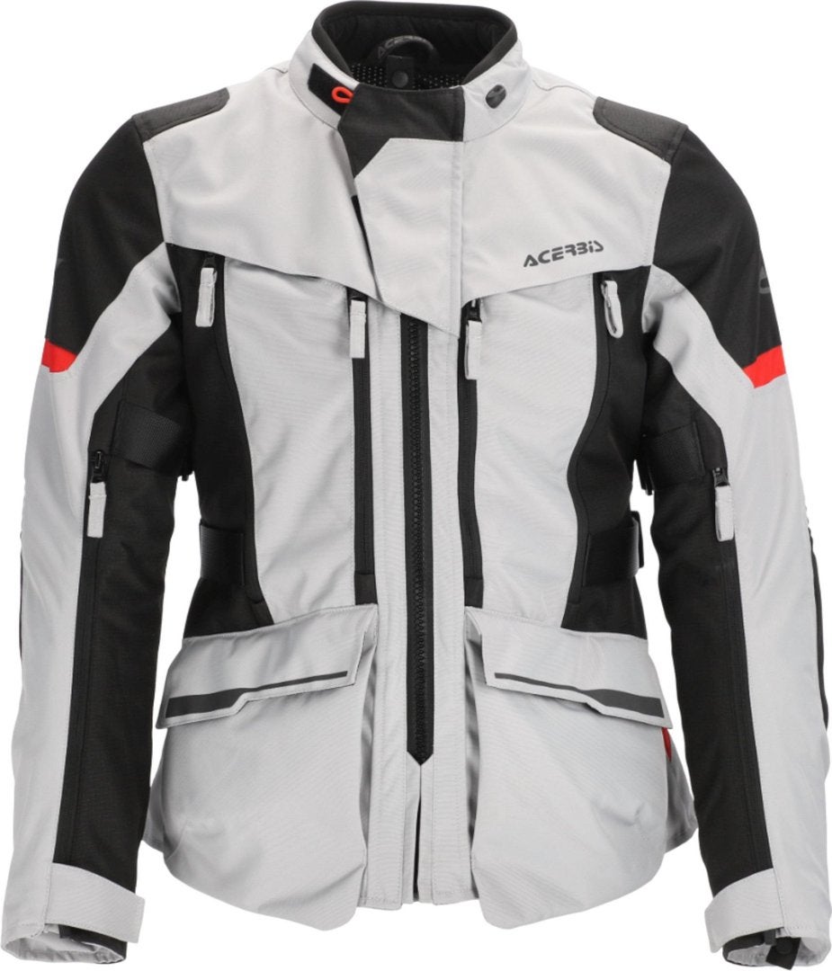 Acerbis X-Rover Chaqueta textil impermeable para mujer gris/rojo XXL Figura 2
