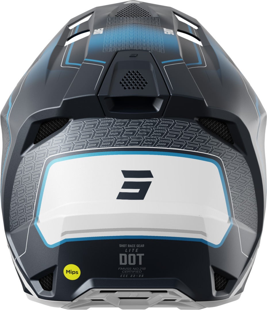 Shot Lite Challenger Casco da motocross Blu opaco S (55/56) Figura 3