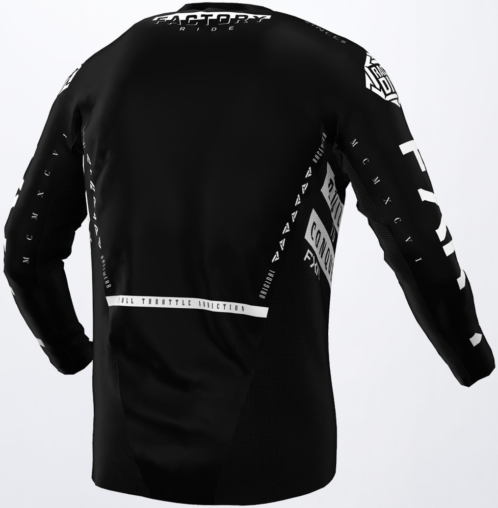 FXR Podium Gladiator Motocross Jersey svart/vitt XXL Figur 2