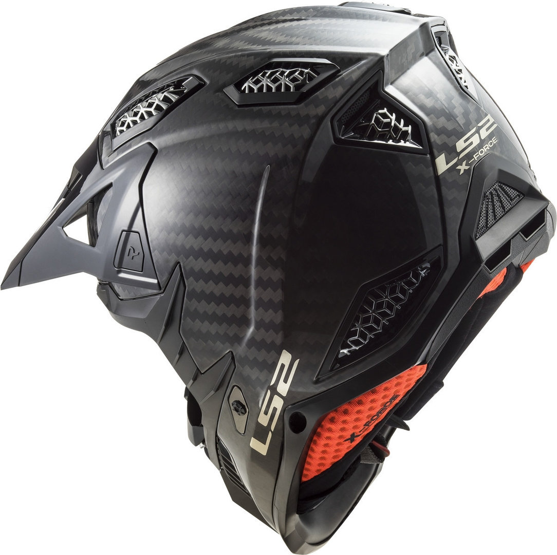 LS2 MX703 X-Force Solid Carbon Capacete de Motocross carbono M (57/58) Figura 3