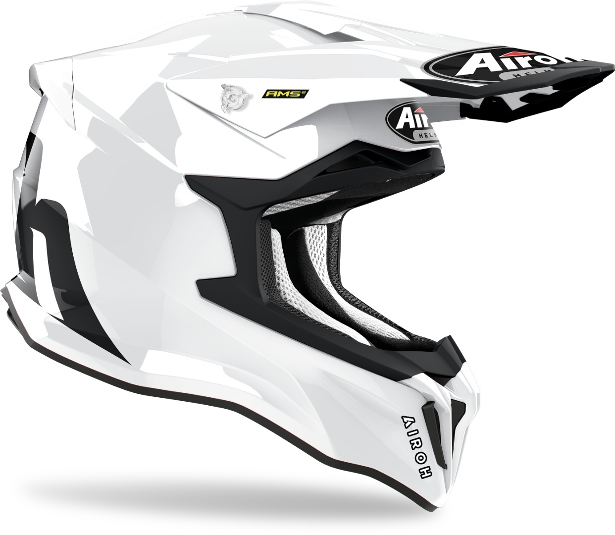 Airoh Strycker Color Carbon Cască de motocross alb XS (53/54) Figura 2