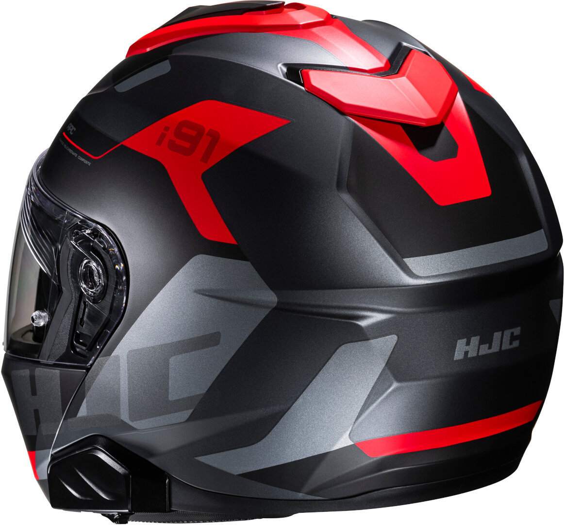 HJC i91 Carst Cască Negru/Gri/Roșu XL (60/61) Figura 2