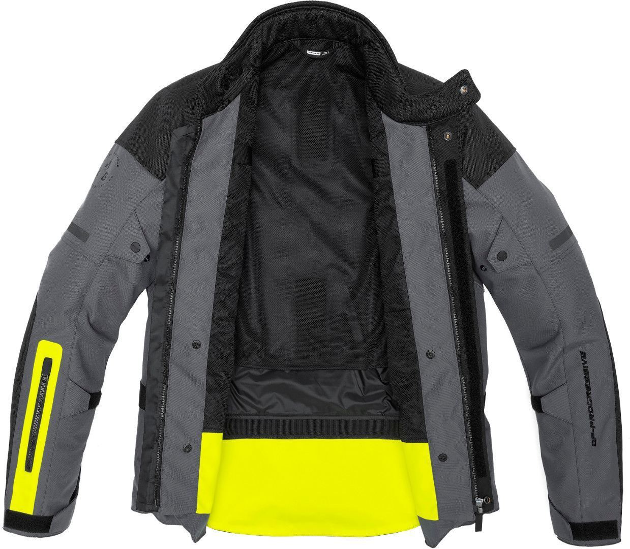 Spidi Traveller 3 H2Out Motorcycle Textile Jacket black/yellow L Figure 4