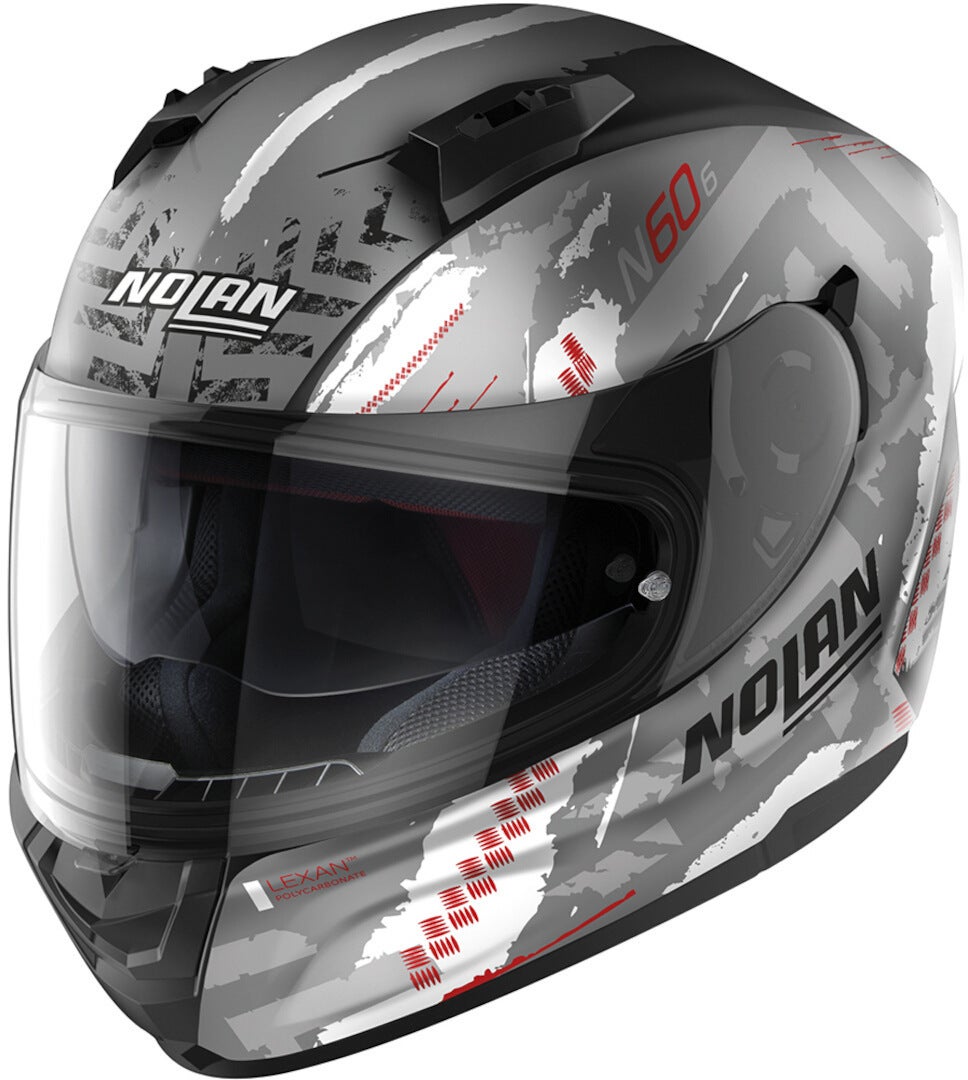 Nolan N60-6 Wheelspin Helm grau matt/orange XXL (64) Abbildung 1