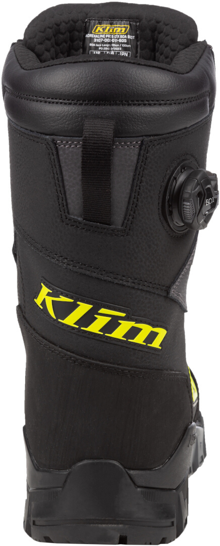 Klim Adrenaline Pro S GTX BOA Cizme pentru snowmobile negru/galben-neon 8 Figura 7