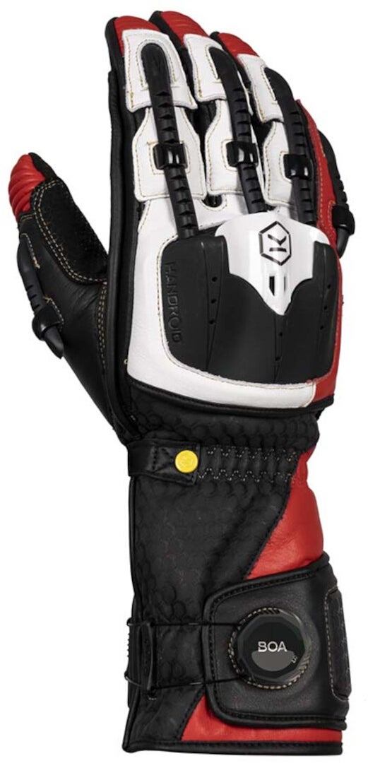 Knox Handroid MK5 Motorcykel handsker sort/rød L Figur 1