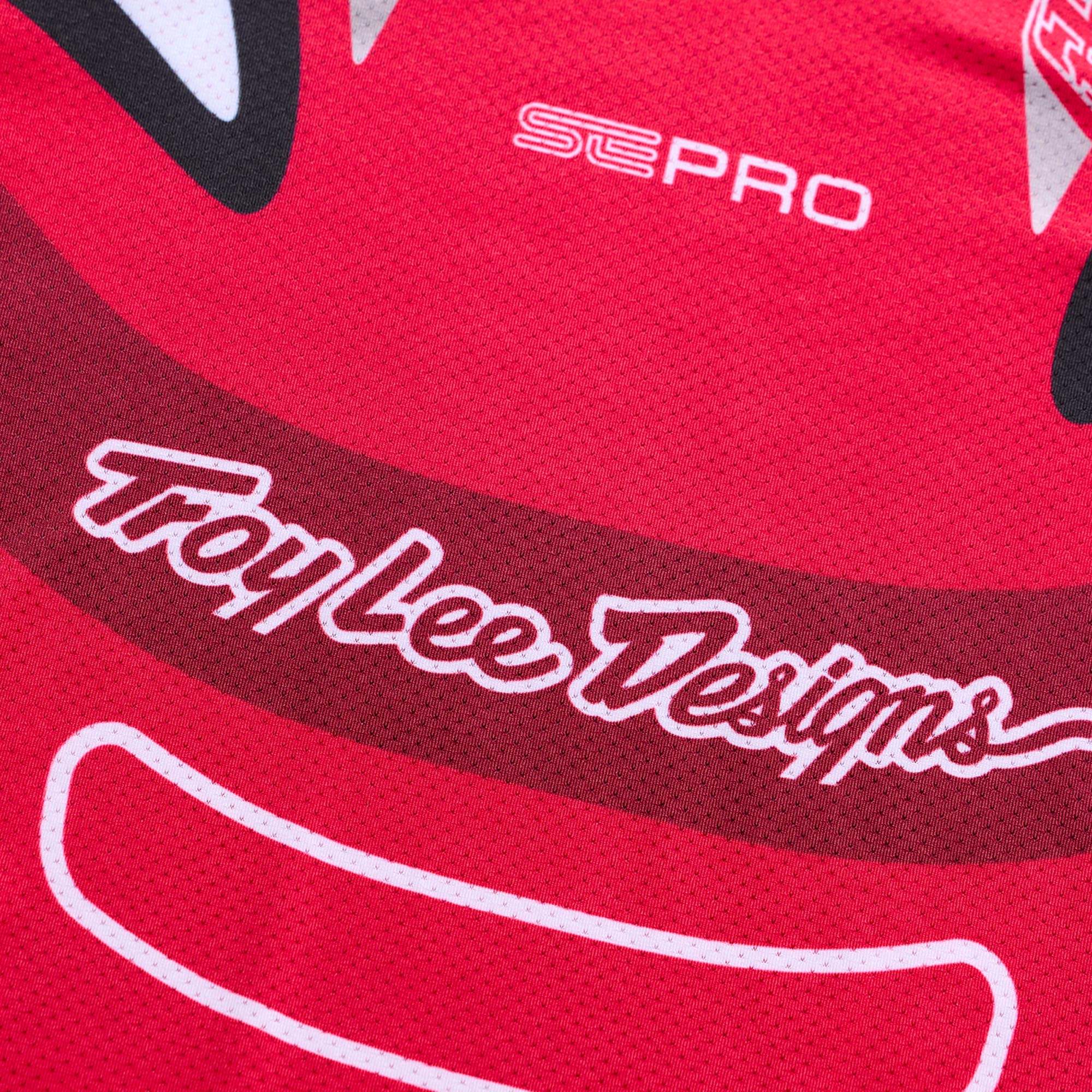 Troy Lee Designs SE Pro Salvo Jeugd motocrosstrui rood/wit XL Figuur 8