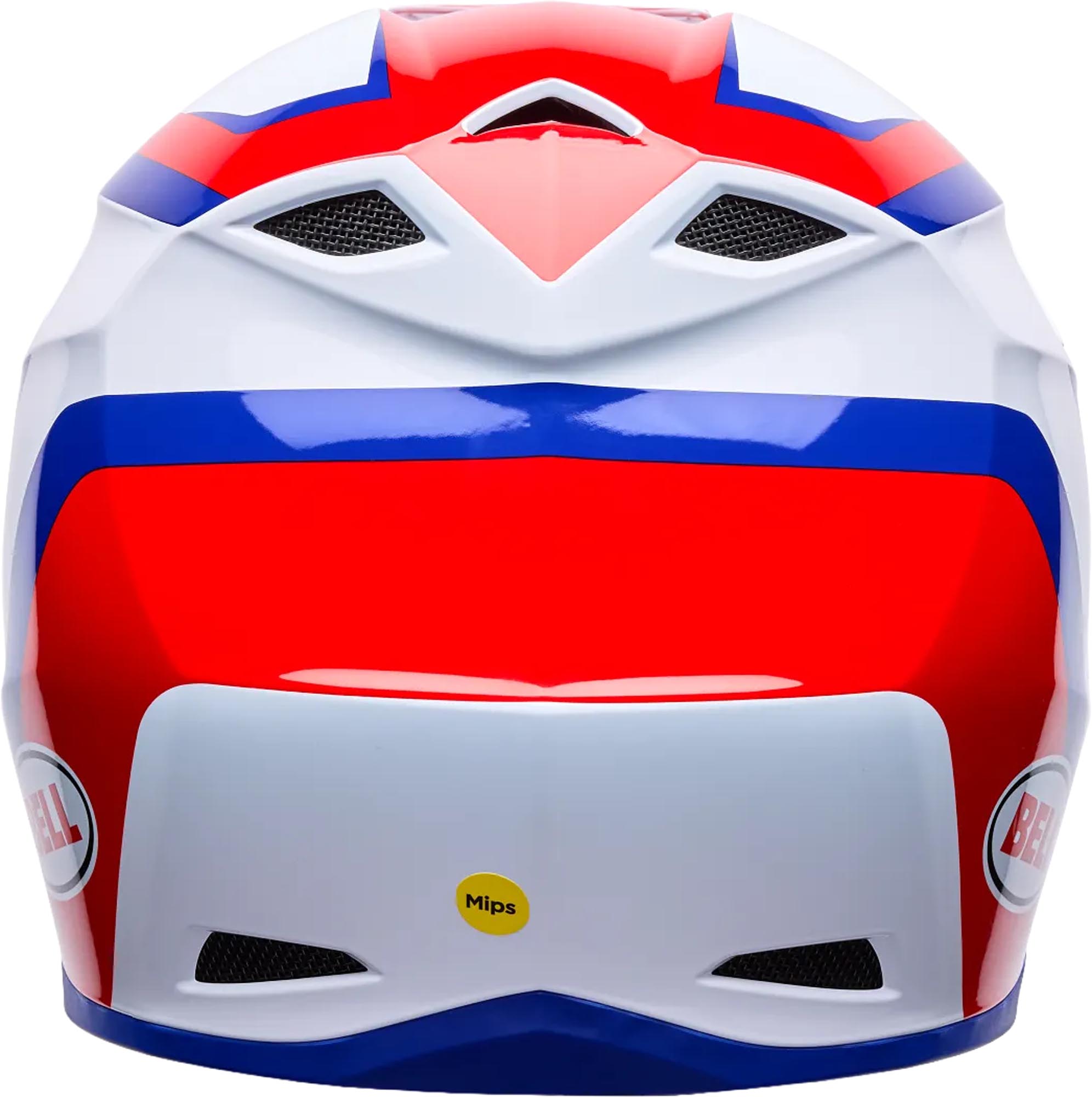 Bell MX-10 MIPS Dyno Motocross Helm rot/weiß L (59/60) Abbildung 4