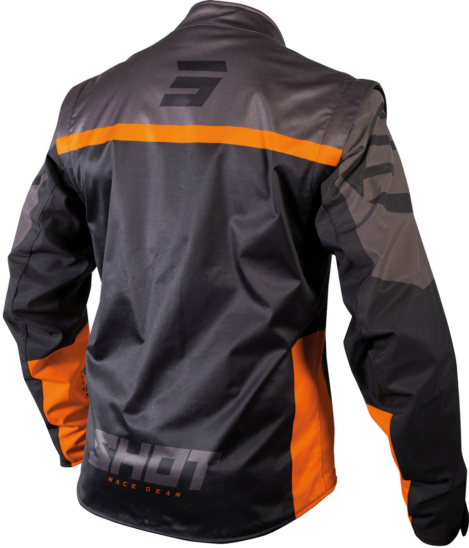 Shot Softshell Lite 2.0 Motocross Jacket black/orange S Figure 2