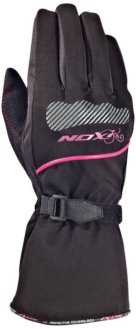 Ixon Pro Spy HP Dame motorcykel handsker sort/hvid/pink S Figur 1