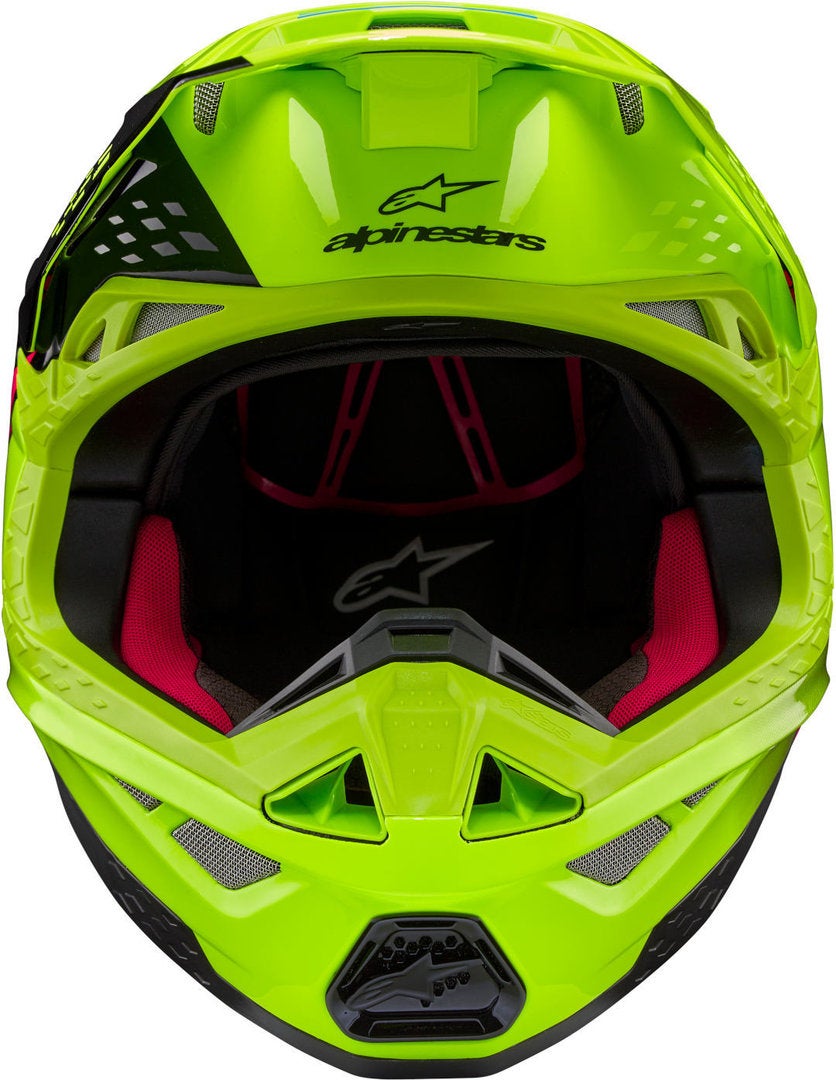 Alpinestars Supertech S-M10 Unite 2024 Casco Motocross Verde/Nero XXL (63/64) Figura 6