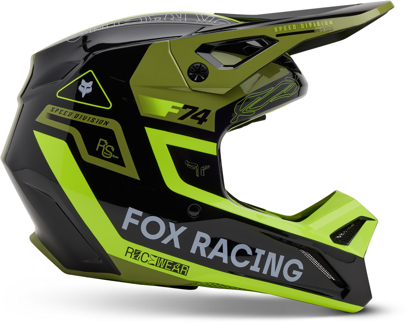 FOX V1 Race Spec MIPS Casco da motocross Verde S (55/56) Figura 6