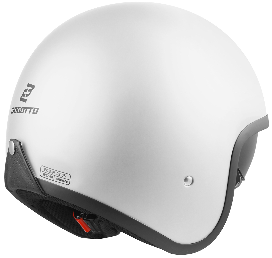 Bogotto V537 Solid Capacete a jato Branco L Figura 3