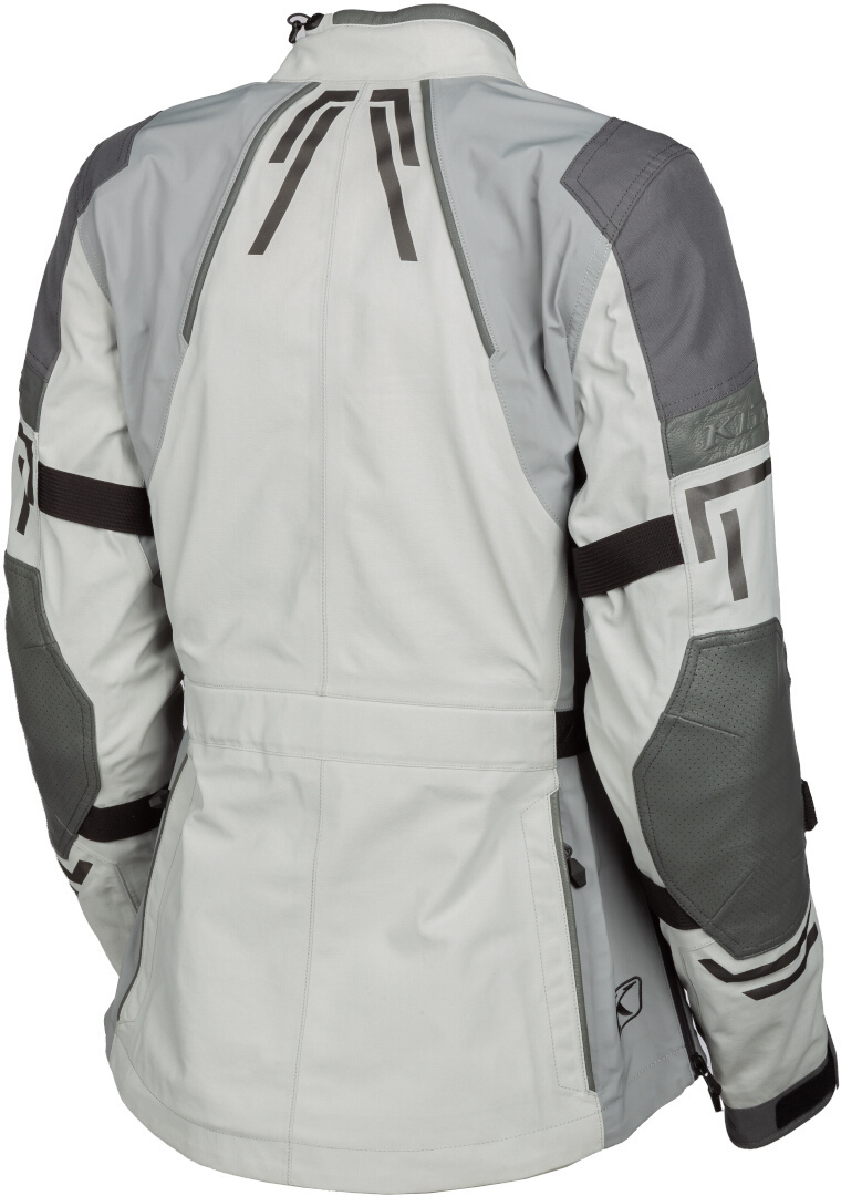 Klim Altitude 2023 Motorrad Textiljacke hellgrau/dunkelgrau/schwarz M Abbildung 6