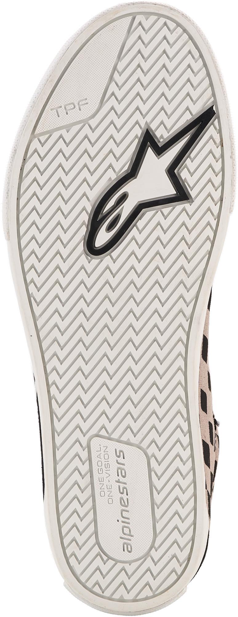 Alpinestars Ride-63 Canvas Motorcycle Shoes black/white/sand 6 Figure 7