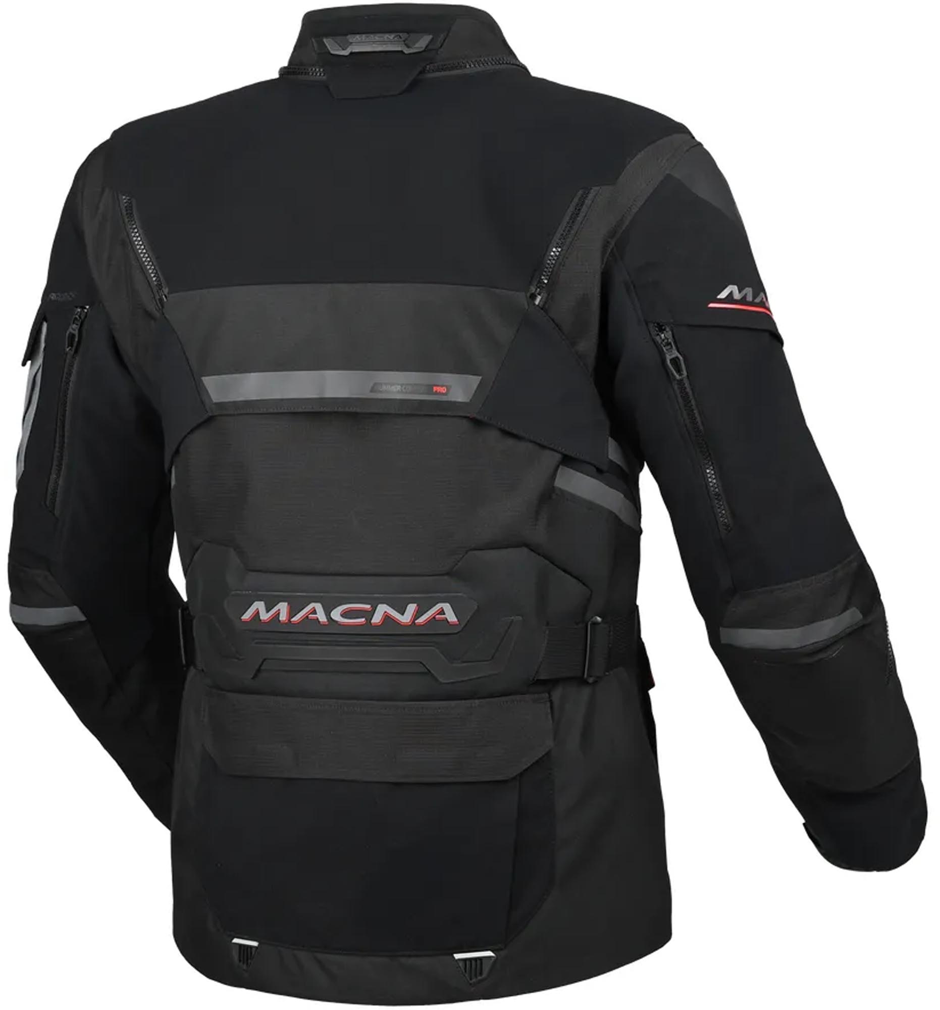 Macna Flexodus Chaqueta Textil de Motocicleta Impermeable negro 4XL Figura 2