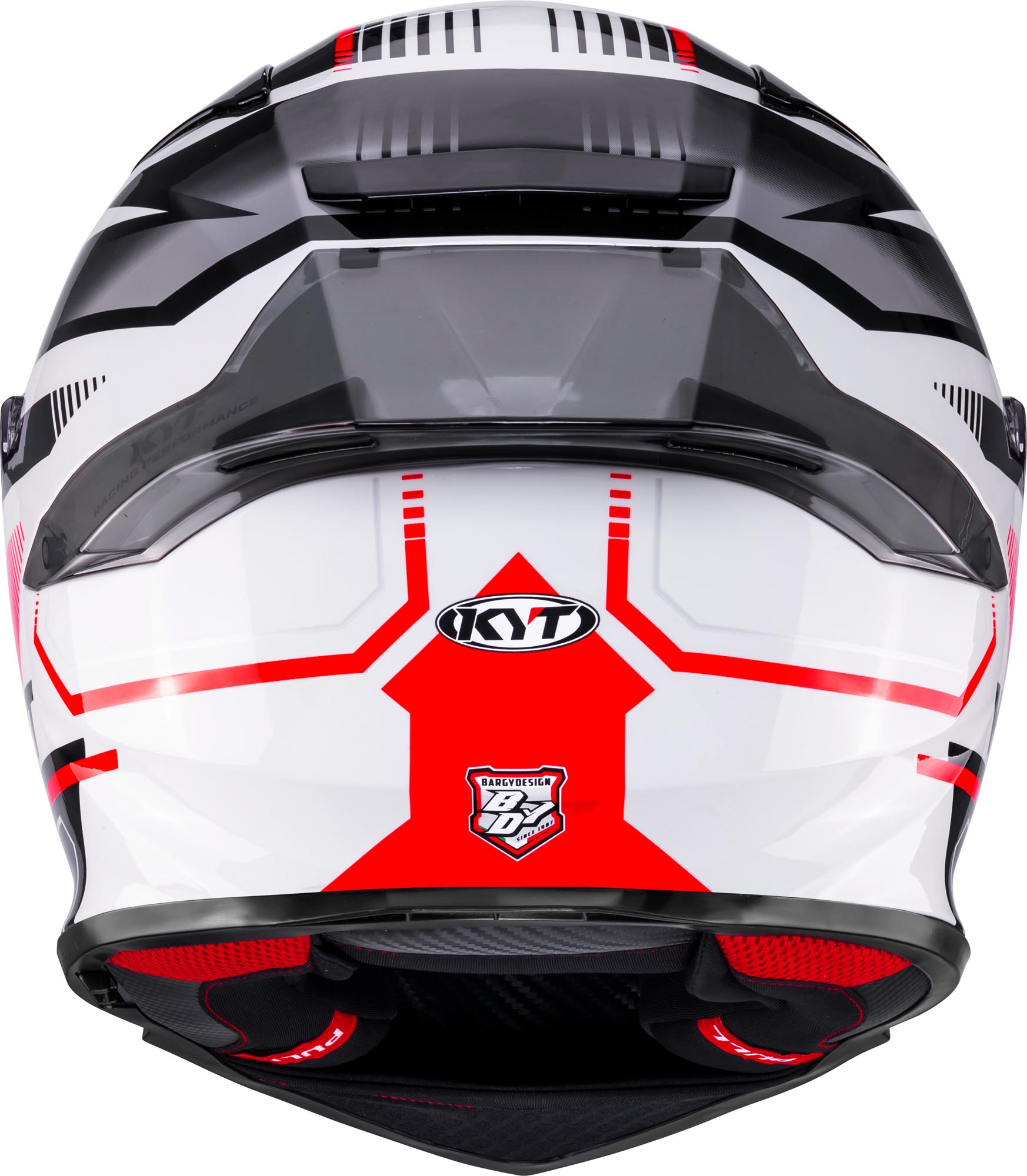 KYT R2R Parsec Casco gris/rojo/blanco S (55/56) Figura 4