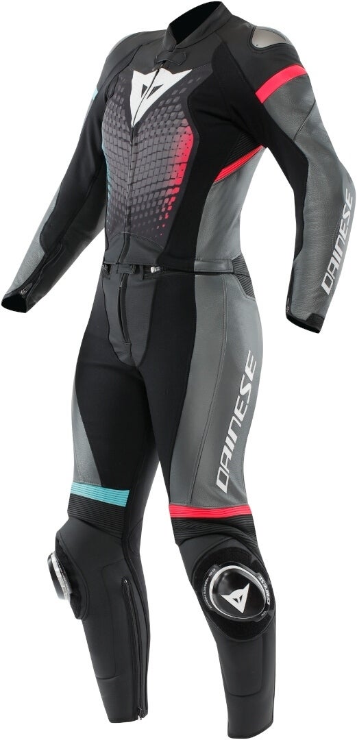 black/light blue/pink