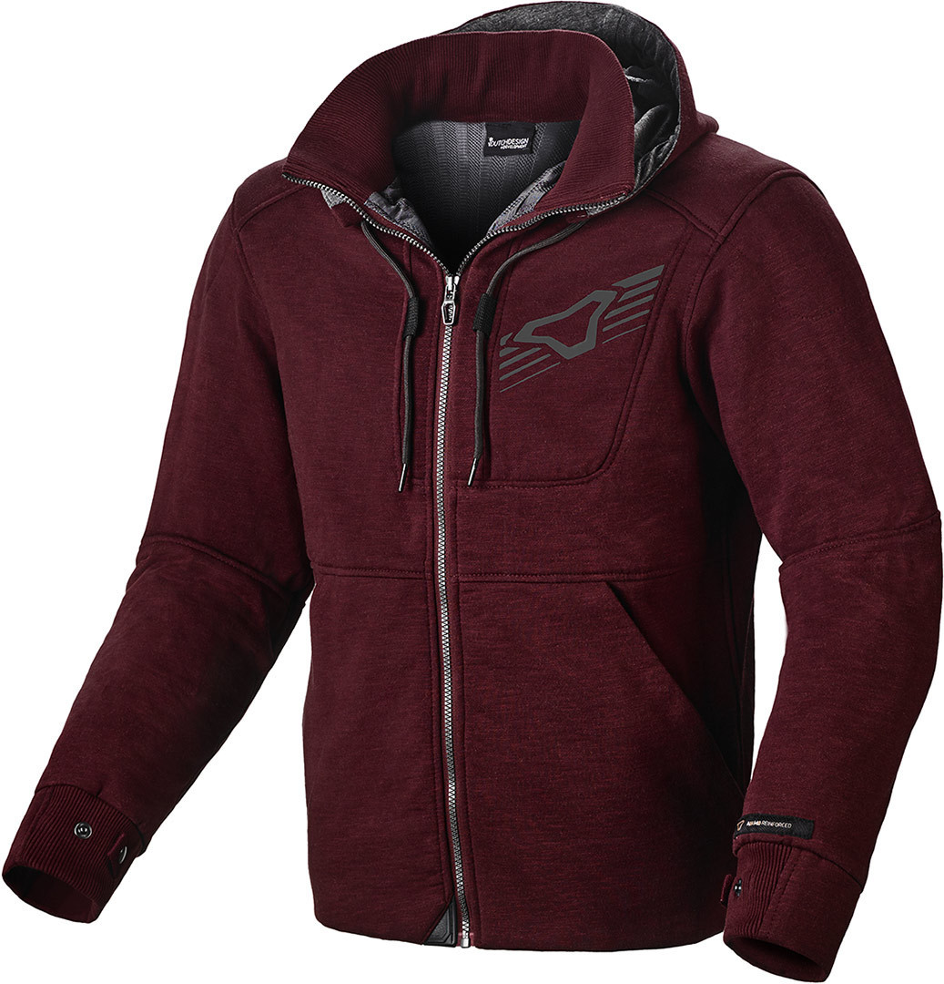 Macna District Motorrad Textiljacke 짙은 붉은색 4XL 그림 1