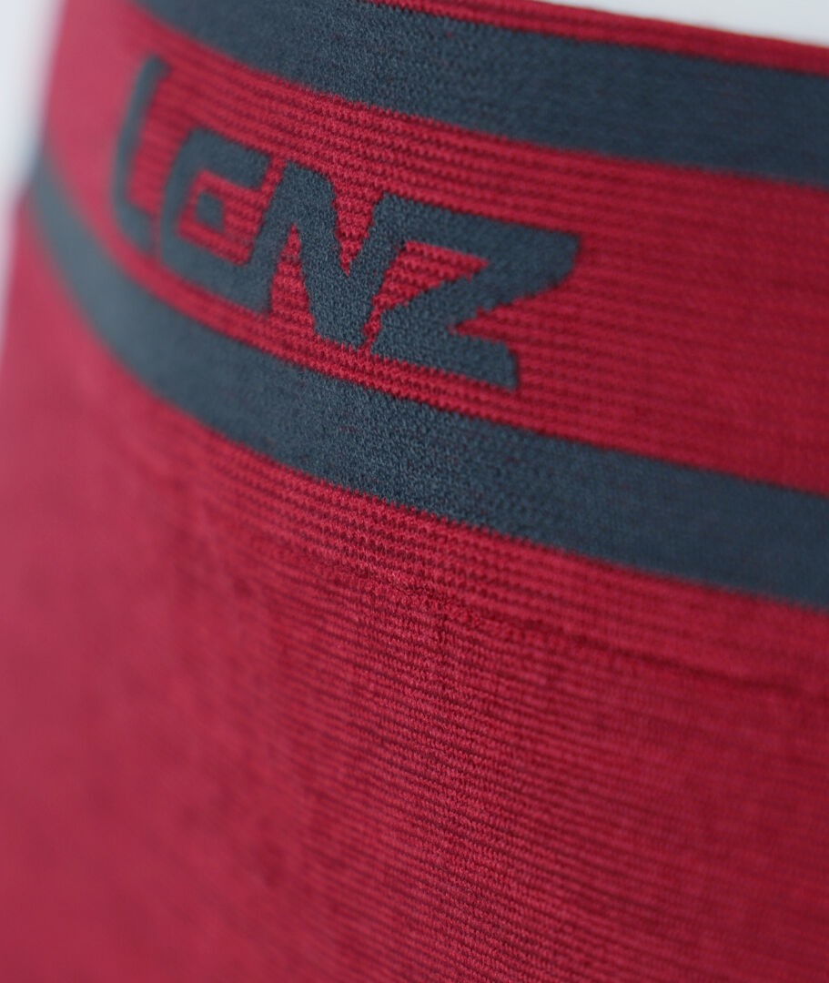 Lenz 6.0 Merino Funktionella shorts för kvinnor mörkröd M Figur 2