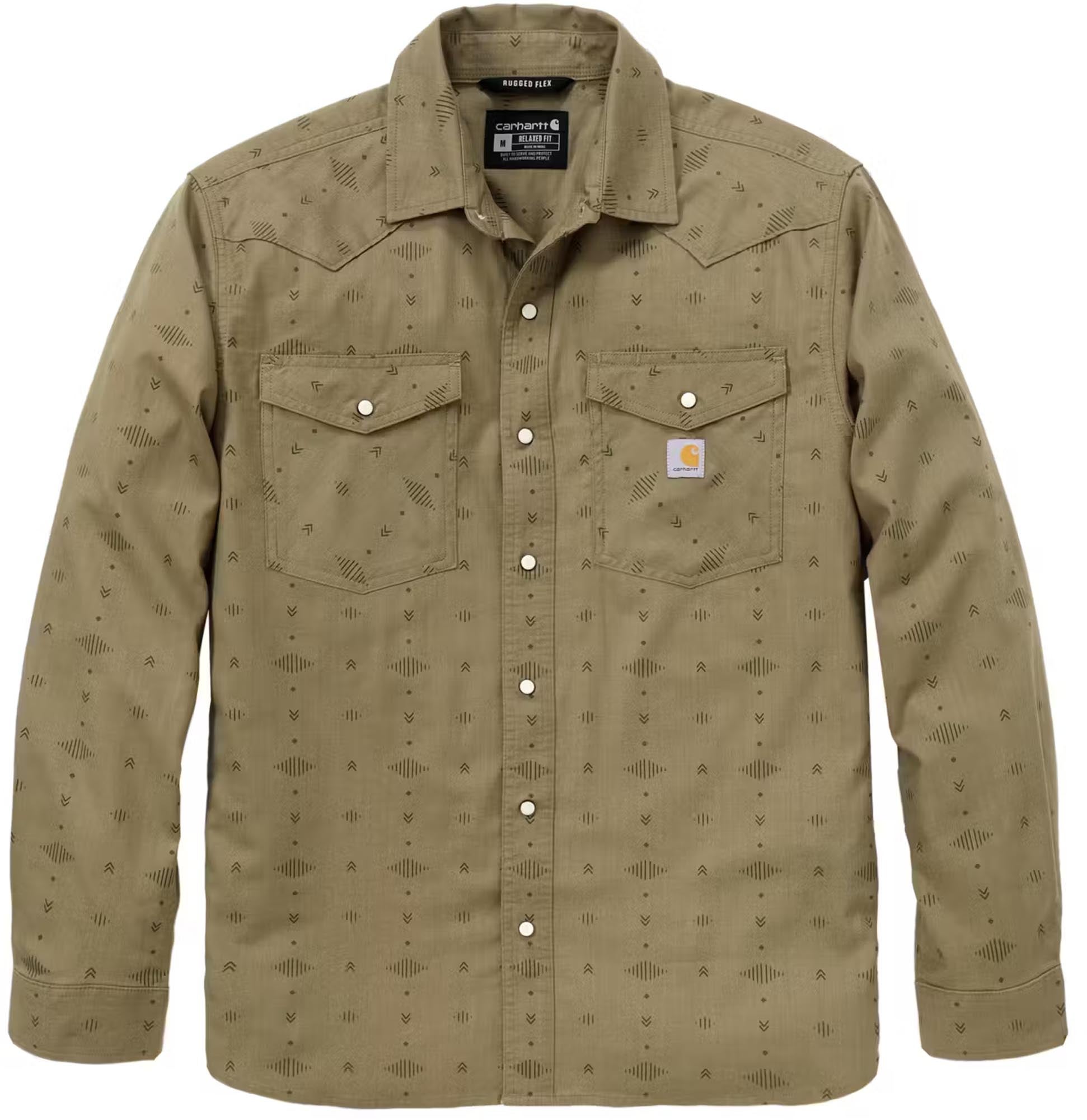 Carhartt Montana Bozeman Relaxed Plaid Camicia Kaki S Figura 1