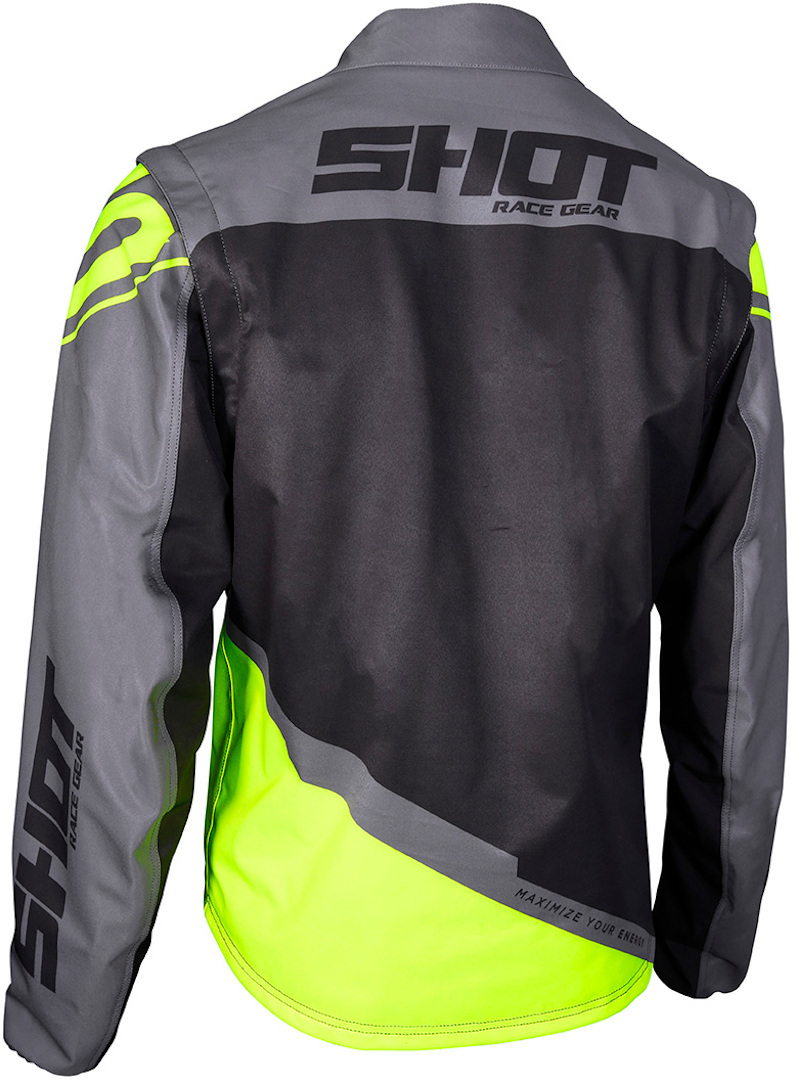 Shot Softshell Lite Veste Motocross gris/jaune 3XL Figure 2