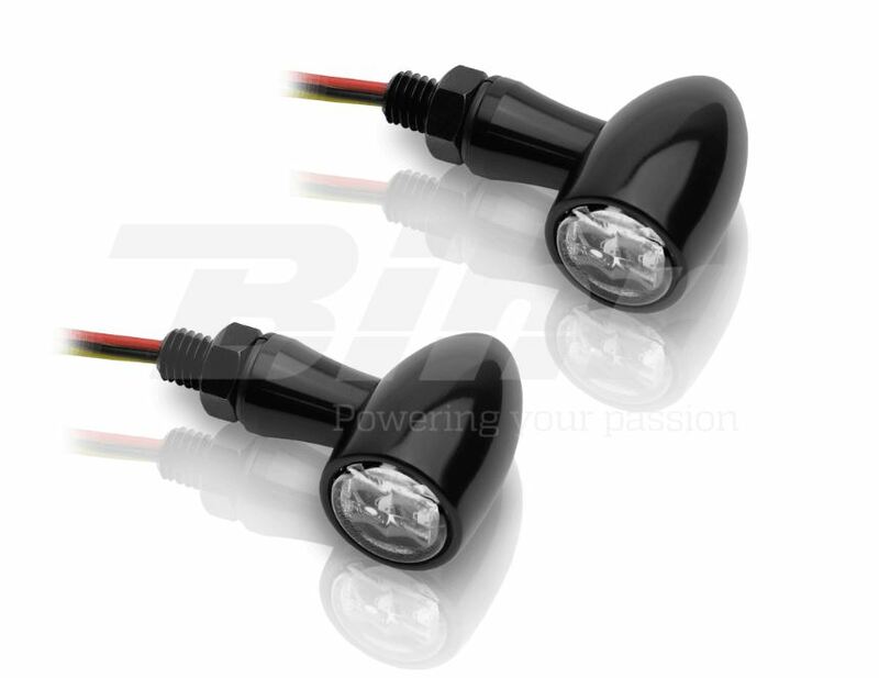 V-DELAR Blinkers LED V-PARTS 12V alu svart Figur 3