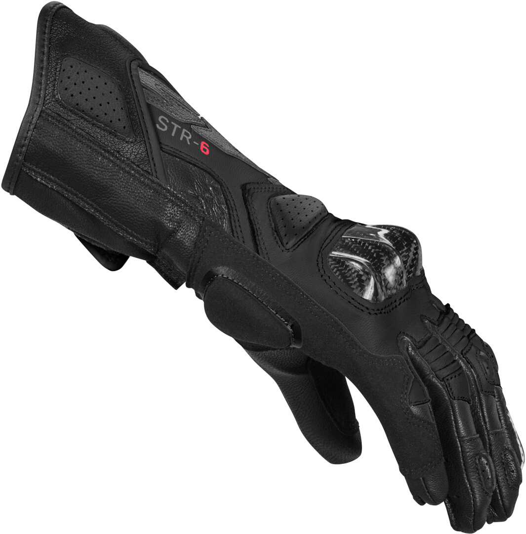 Spidi STR-6 Damen Motorradhandschuhe schwarz S Abbildung 2