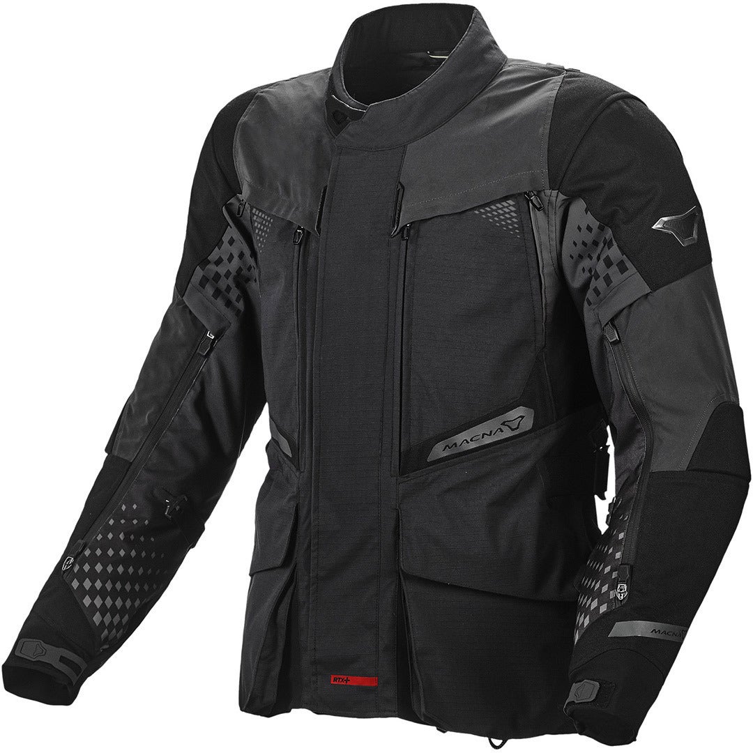 Macna Fusor Motorcycle Textile Jacket black XXL Figure 1