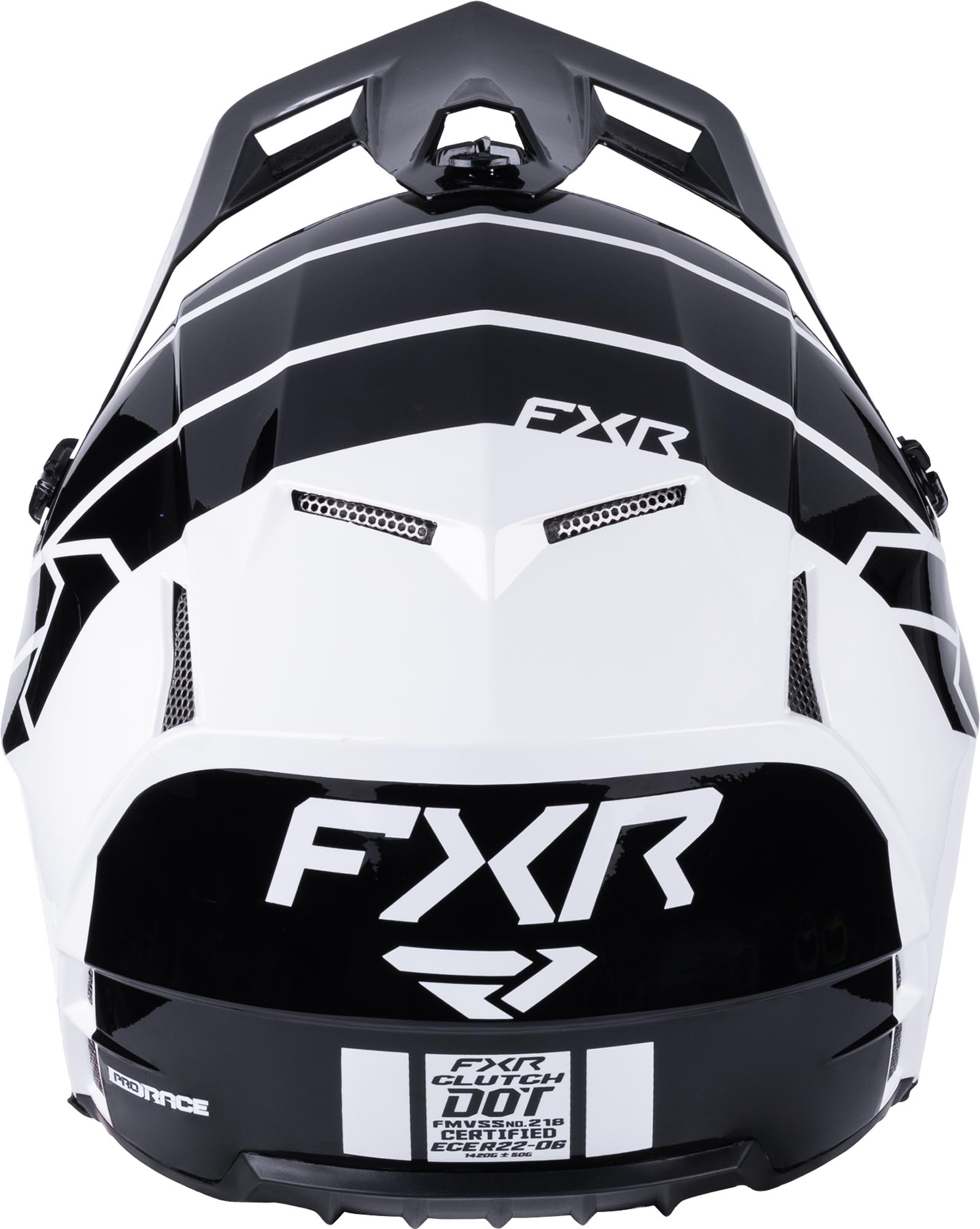 FXR Clutch Cască de motocross pentru tineret Alb/Negru M Figura 5