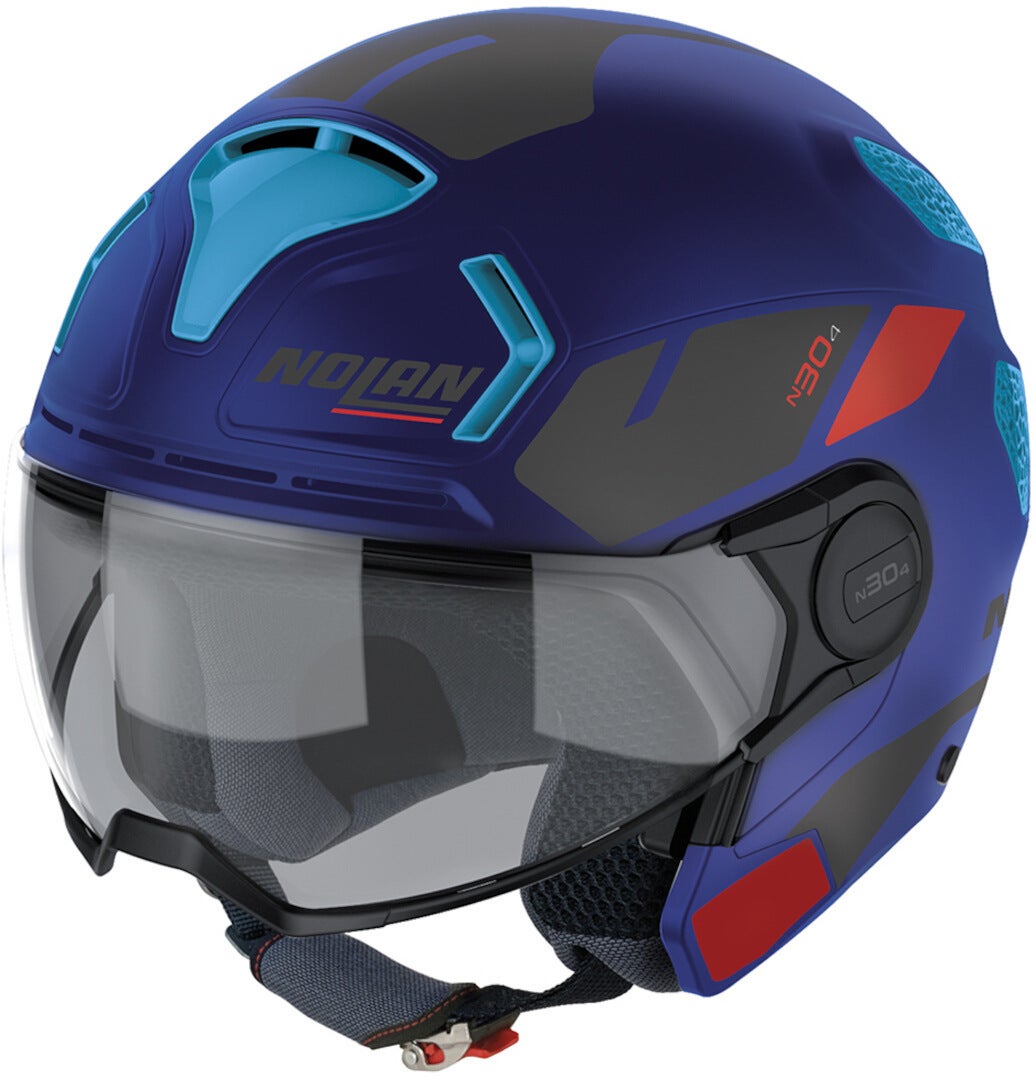 Nolan N30-4 T Blazer Casco Jethelmet Blu opaco S (56) Figura 1