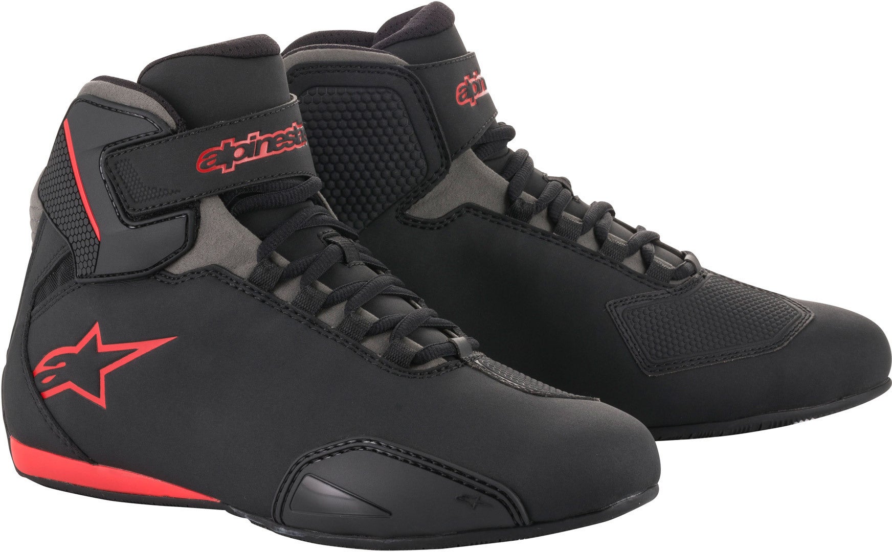 Alpinestars Sektor Motorcykel sko sort/grå/rød 47,5 Figur 1